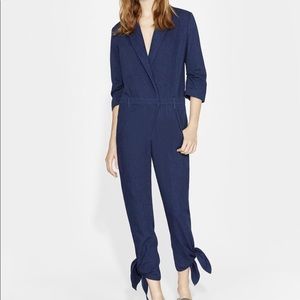 Halston Heritage Denim Jumpsuit